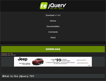 Tablet Screenshot of jqueryte.com